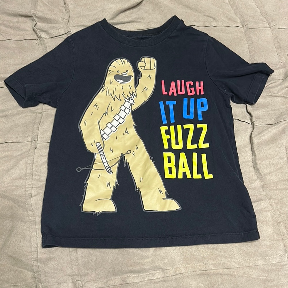 Size 6-7 Black Star Wars Shirt